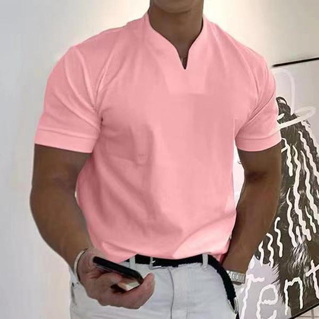 Levoire | T-Shirt Pour Hommes Rentomiesten rose pâle
