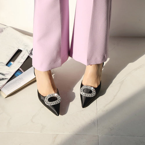 Levoire | Nouveau Stiletto À Bout Pointu Avec Boucle En Strass