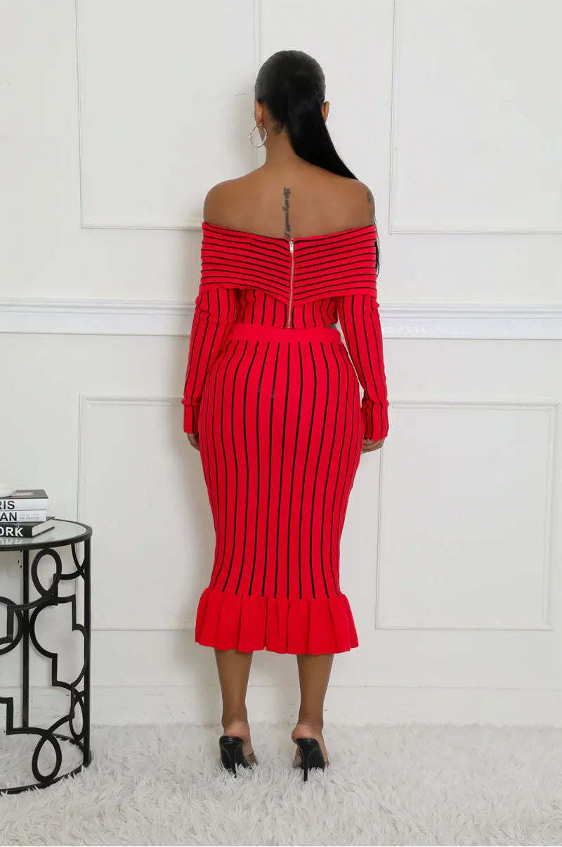 Levoire | chemise à manches longues courte et jupe à volants