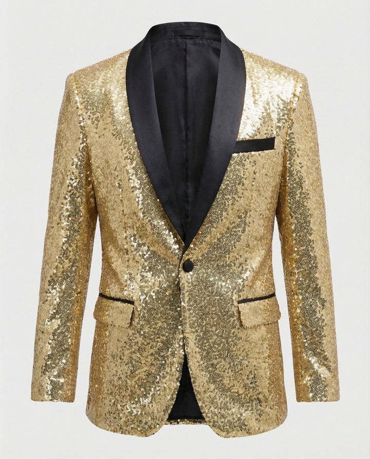Blazer pour hommes en sequins glamour