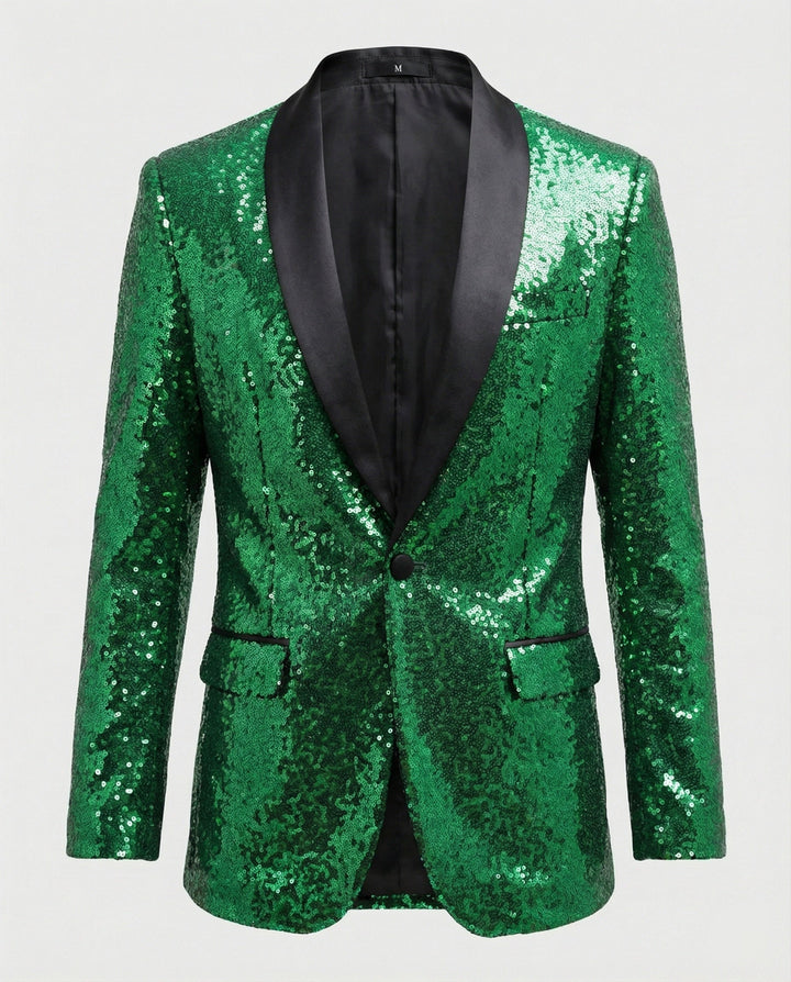 Blazer pour hommes en sequins glamour