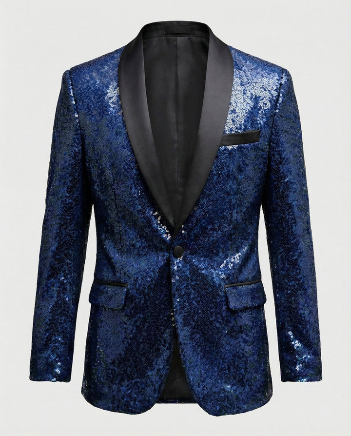 Blazer pour hommes en sequins glamour