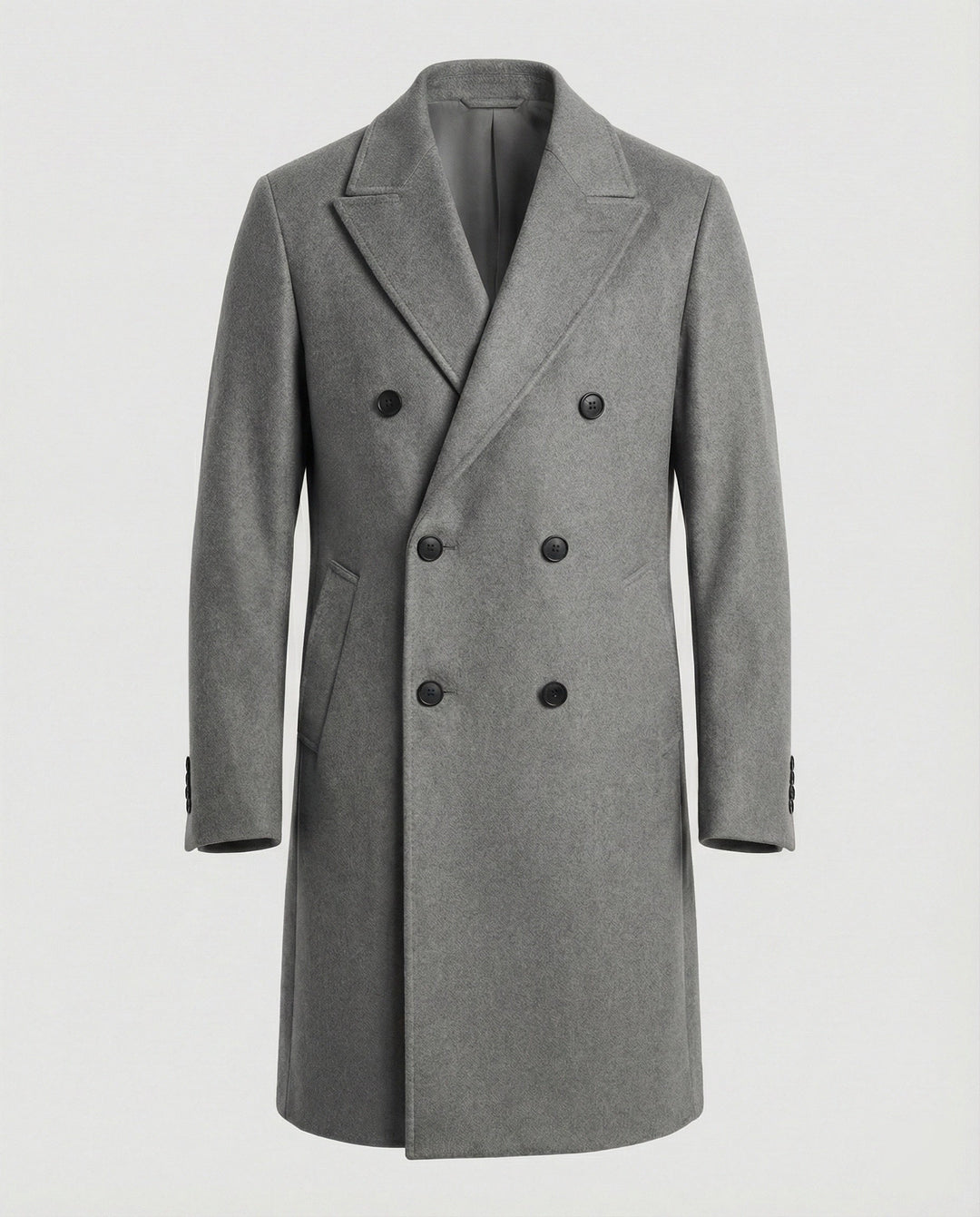 Manteau en laine classique chaud pour hommes