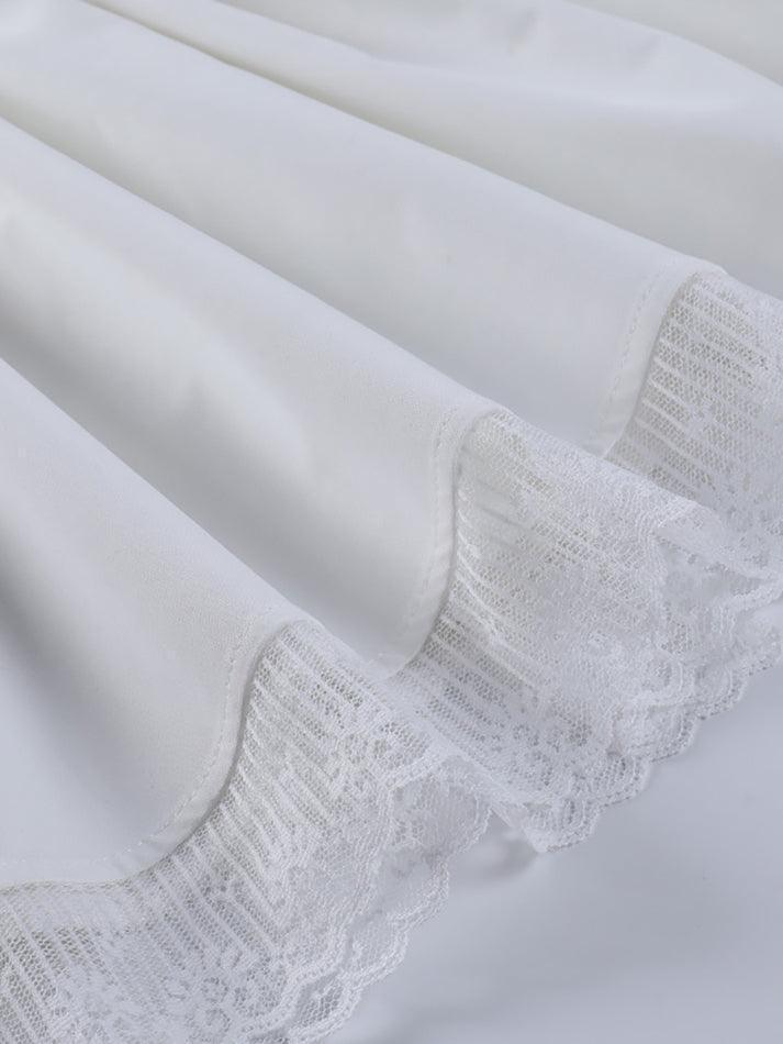 Levoire | Manches Bouffantes Korsatztbindung Robe Mini