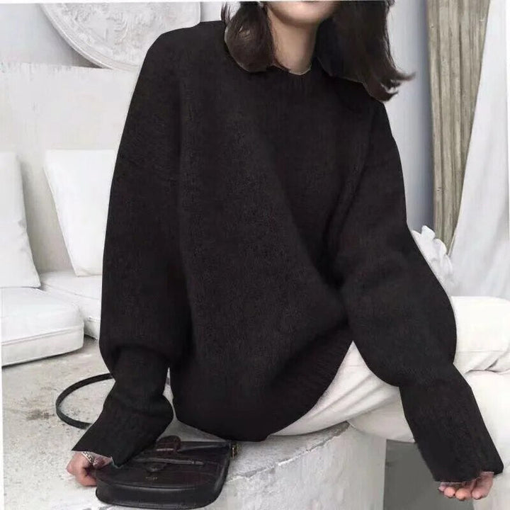 Levoire | Pull À Manches Longues À La Mode Noir Une taille