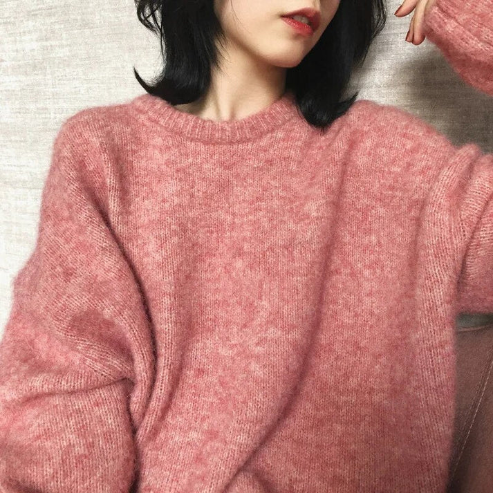 Levoire | Pull Ajusté Avec Sensation Cachemire Pour Femmes Rosa
