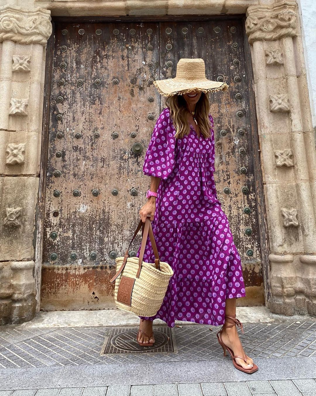 Levoire | Robe D'Été Florale À La Mode Lilas