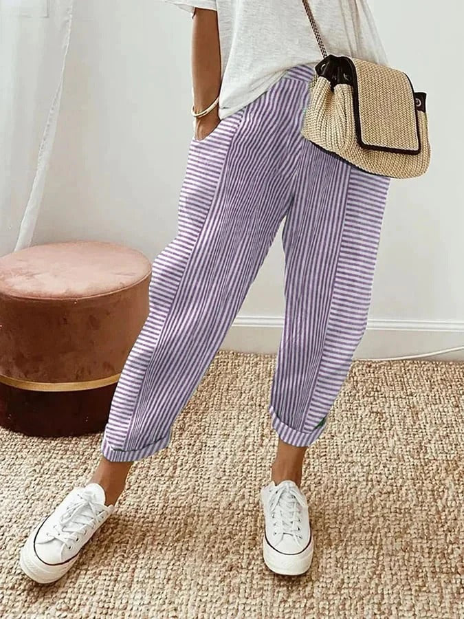 Levoire | Pantalon en coton Lila