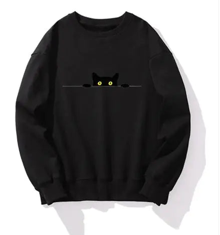 Levoire | Pull Ras Du Cou Avec Motif De Chat Ludique