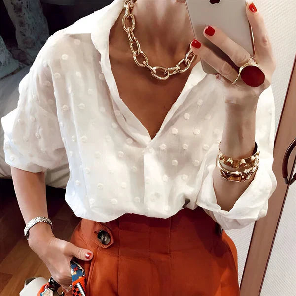 Levoire | Chemise Élégante À Pois