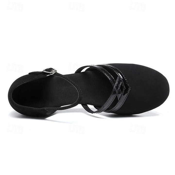 Avriane | Chaussures de danse modernes pour femmes - Noir - Cuir suédé de haute qualité