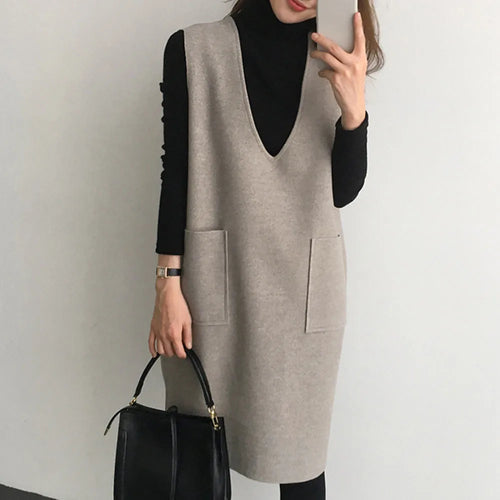 Levoire | Robe Sans Manche Épaisse Élégante
