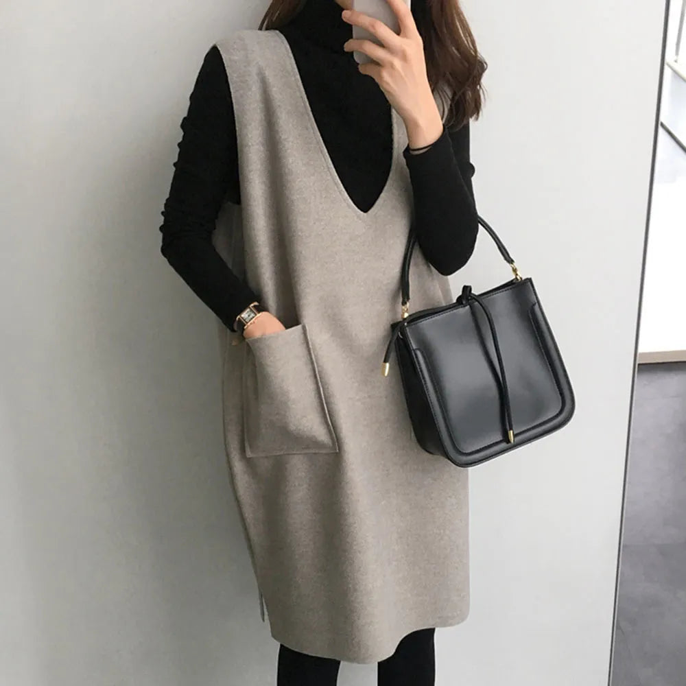 Levoire | Robe Sans Manche Épaisse Élégante