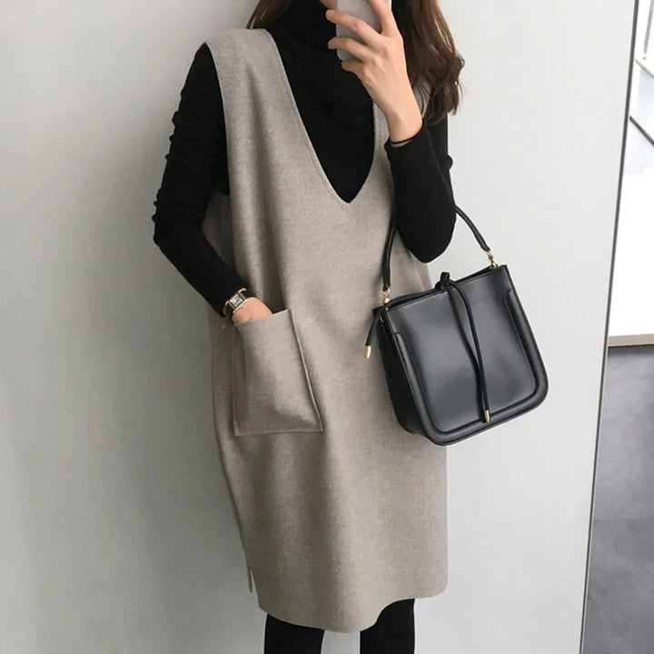Levoire | Robe Sans Manche Épaisse Élégante