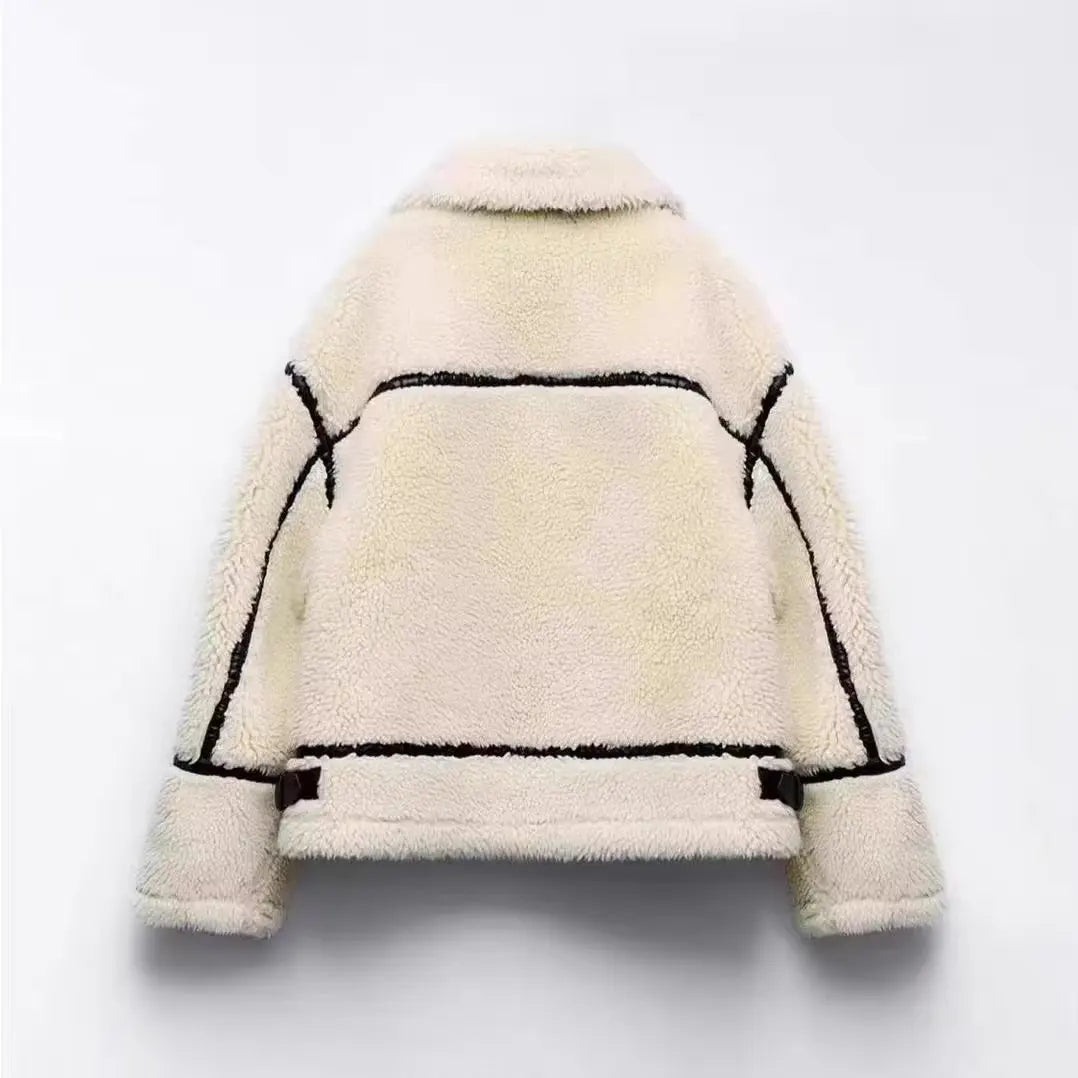 Avriane | Veste en teddy douce et chaude