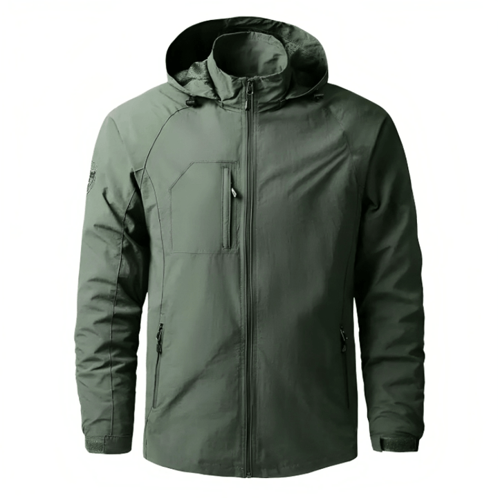 Levoire | Veste Imperméable Coupe-Vent Homme Vert
