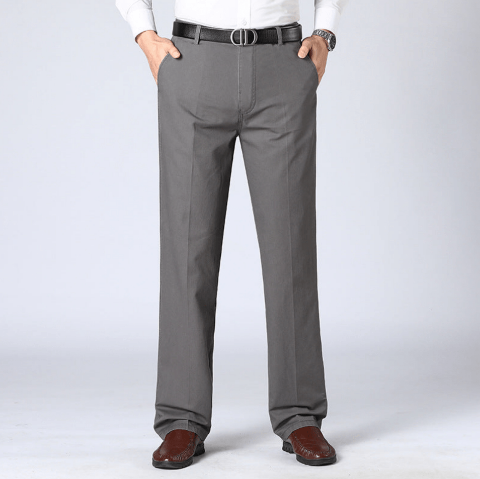 Levoire | Pantalon Affaires Décontracté Homme Gris