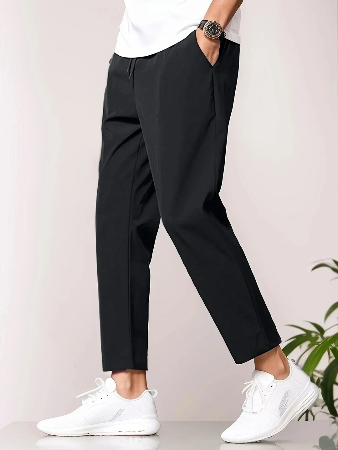 Levoire | Pantalon Décontracté Pour Homme Noir