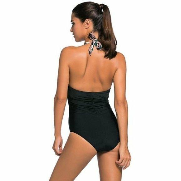 Levoire | Monokini Abstrait Avec Découpes Sur Les Côtés Vêtement De Bain