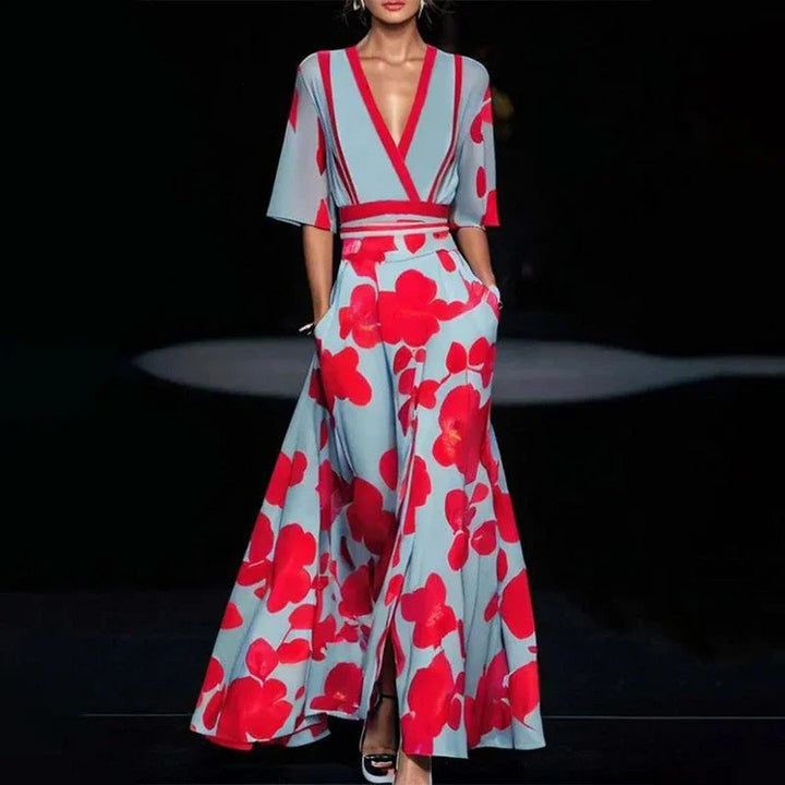 Levoire | Design À Manches Robe Pour Femmes Rot