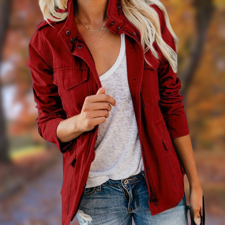Levoire | Veste Multi Poches Tendance Rot