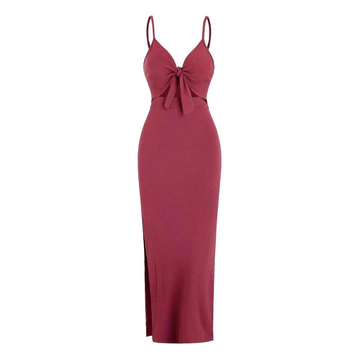 Levoire | Robe Maxi Halka Pour Femmes Avec Un Magnifique Mesh Extensible Cerise