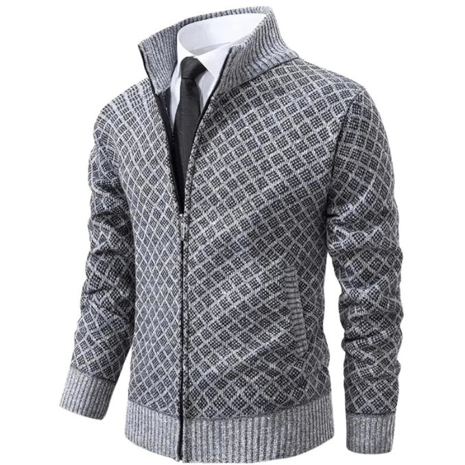 Levoire | Veste homme luxueuse Confortable pour tenues décontractées et élégantes Gris