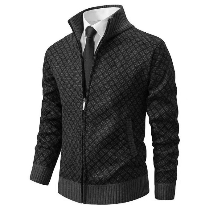 Levoire | Veste homme luxueuse Confortable pour tenues décontractées et élégantes Noir