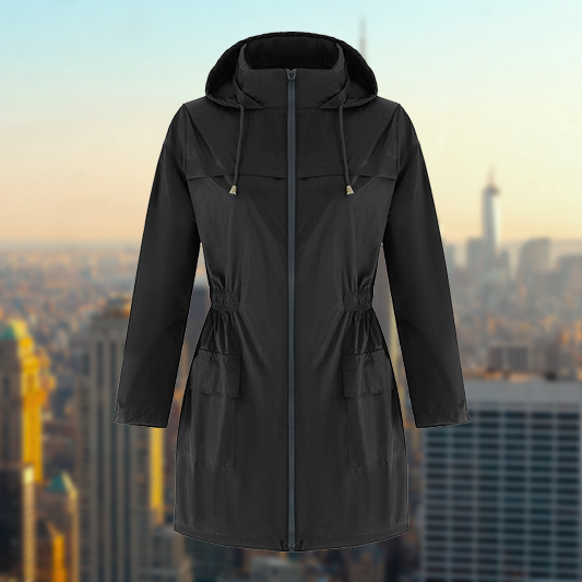 Levoire | Veste De Pluie Légère Pour Femmes Noir