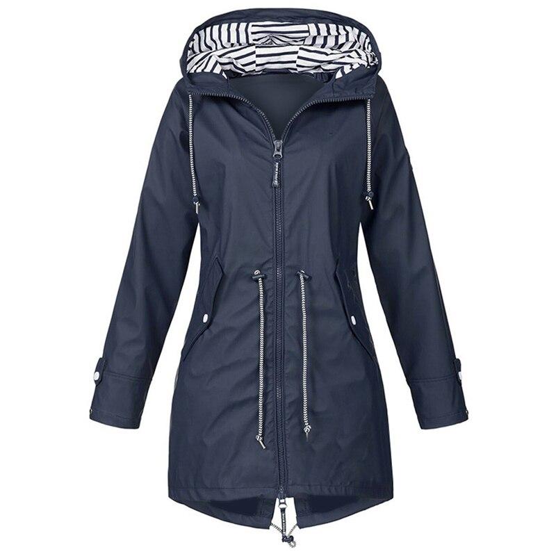 Levoire | Manteau De Pluie Plus Long Avec Capuche