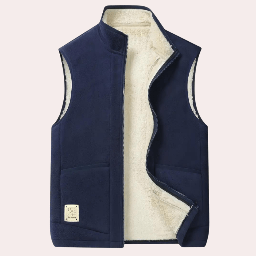 Levoire | Gilet Chaud Mode Homme Bleu marine