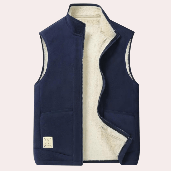 Levoire | Gilet Chaud Mode Homme Bleu marine