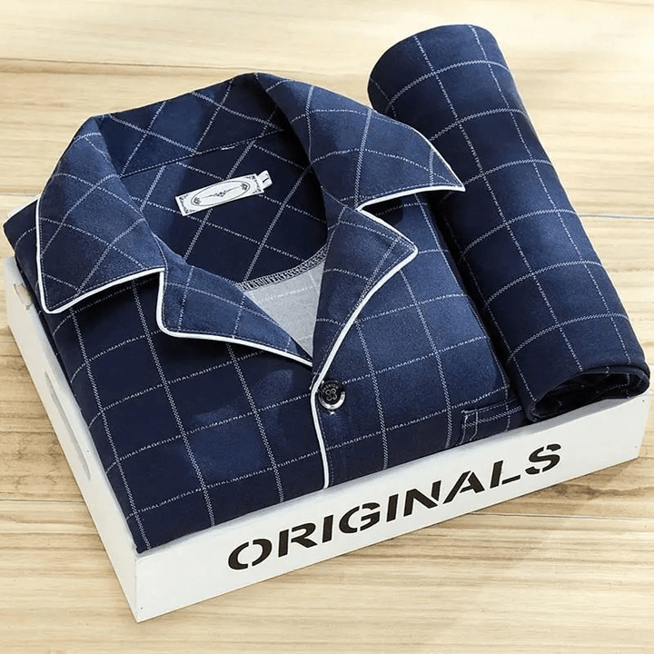 Levoire | Ensemble pyjama avec boutons pour hommes vêtements de nuit Oostbaai