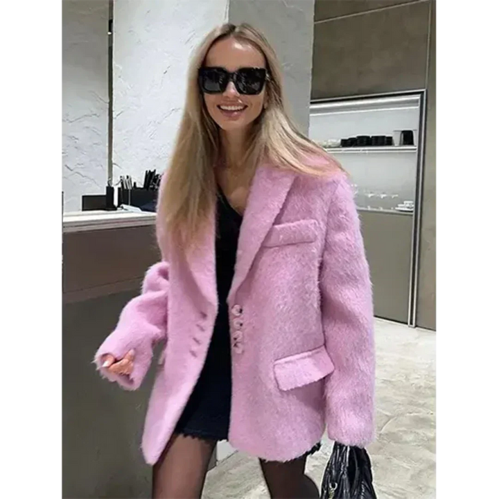 Levoire | Blazer Élégant Grande Taille Rosa