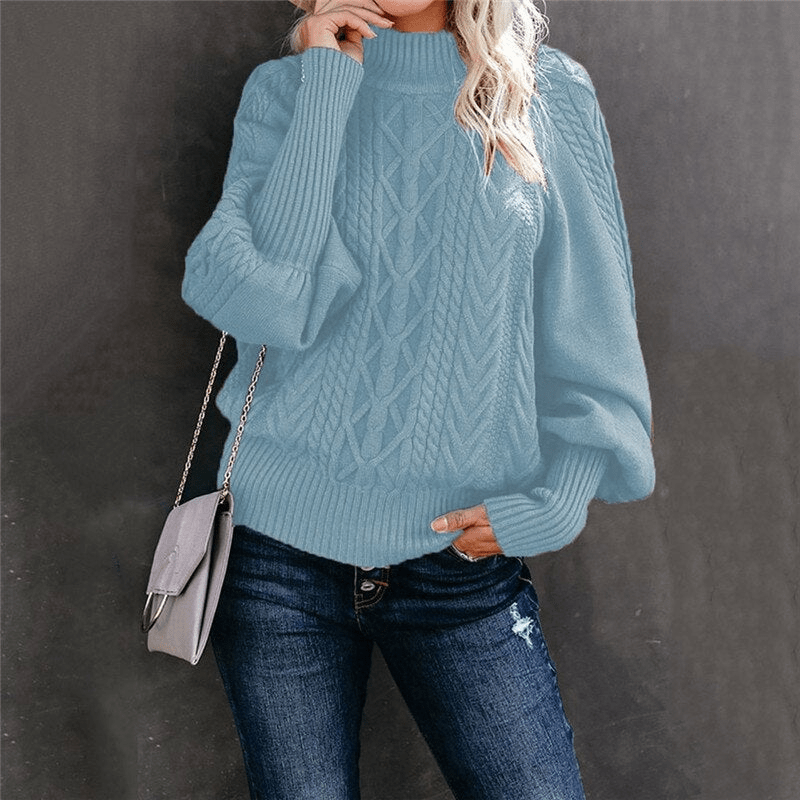 Levoire | Pull Capuche Femme Boutons Confort Tendance Bleu foncé