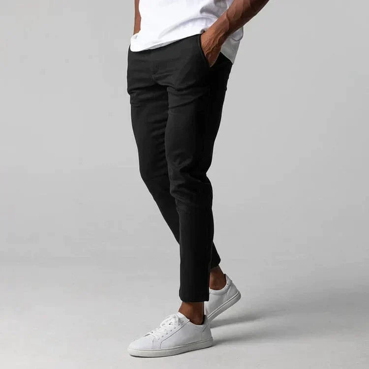 Levoire | Pantalons Chinos Stretch Pour Hommes Pantalon Chino Slim Fit Confortable Avec Taille Élastique