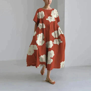 Levoire | Robe Décontractée Et Élégante Orange