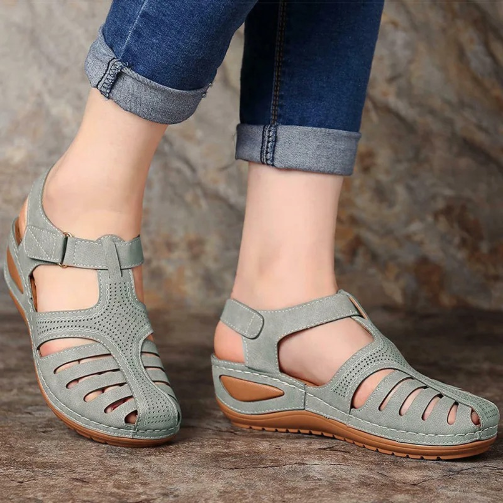 Levoire | Style De Chambre Sandales Orthopédiques Gris