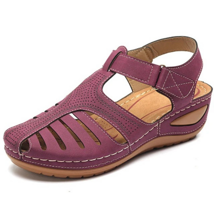 Levoire | Style De Chambre Sandales Orthopédiques Rouge vin