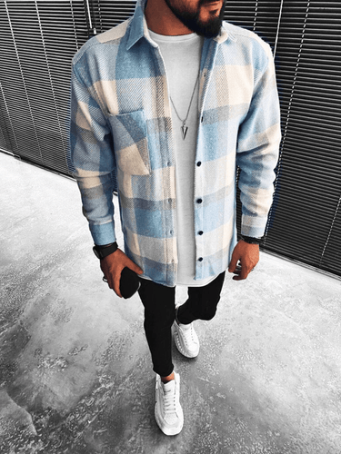 Levoire | Veste pour Hommes Chemise Épaisse Chaude & Tendance
