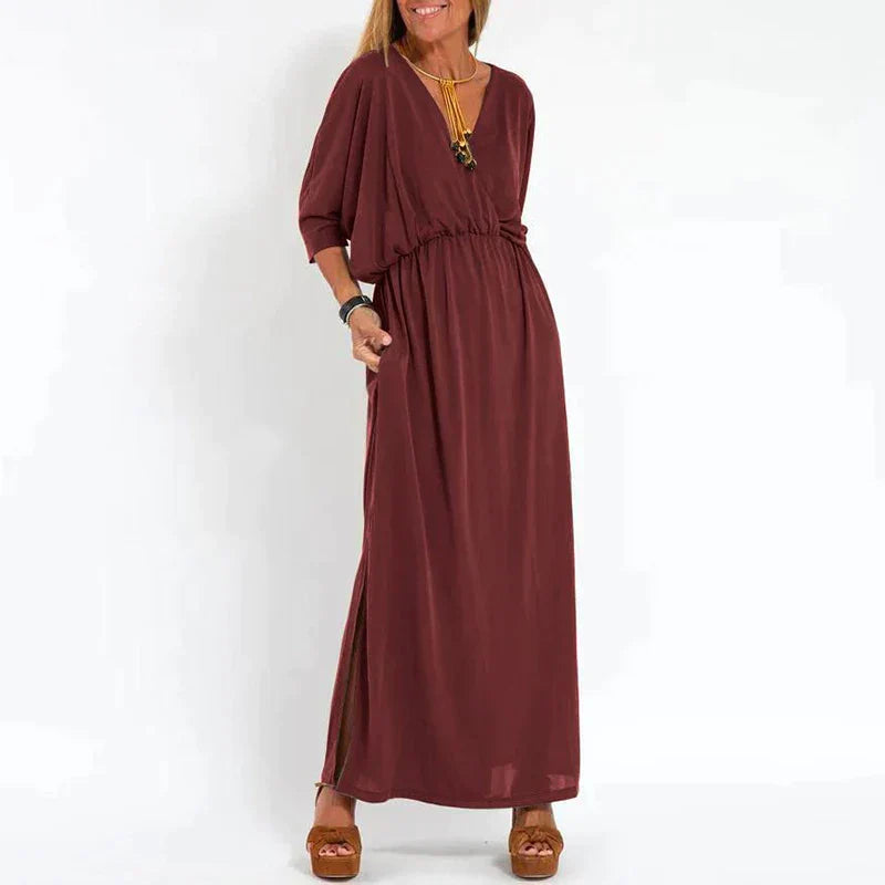 Levoire | Rosetta | Robe Au Look Vintage Rouge