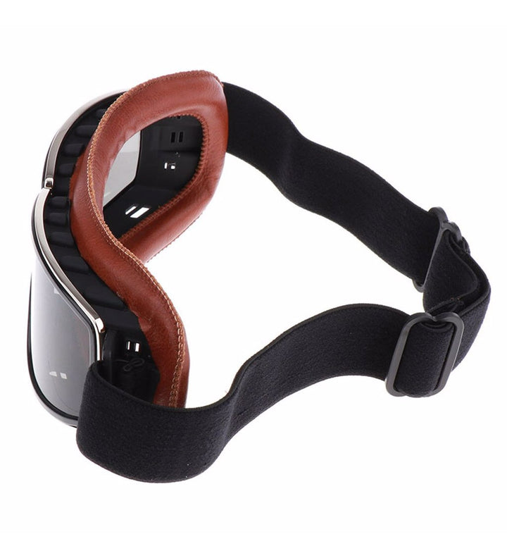 Levoire | Lunettes De Moto En Cuir Pour Hommes