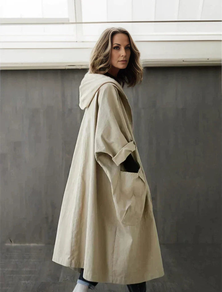 Levoire | Trench-Coat Décontracté Grande Taille Pour Femmes