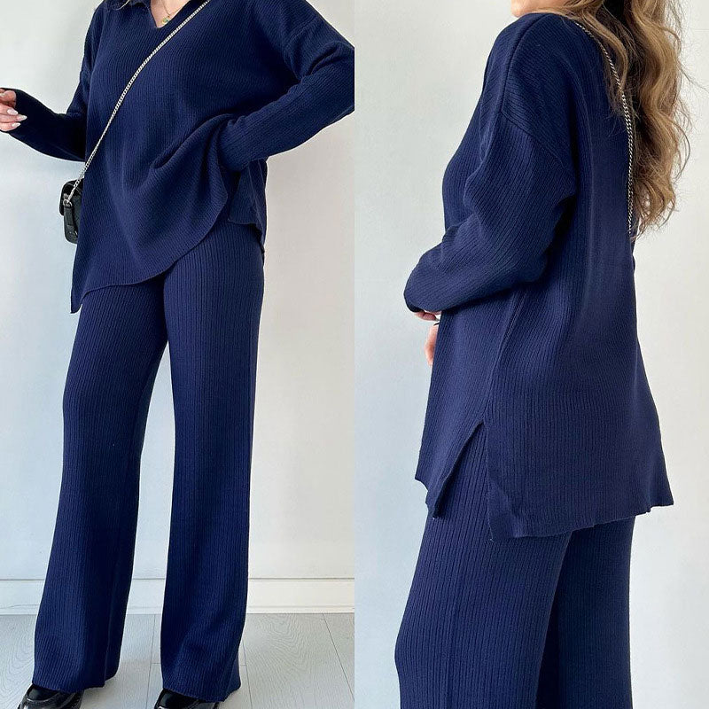 Levoire | Ensemble de loungewear luxueux pour femmes Bleu