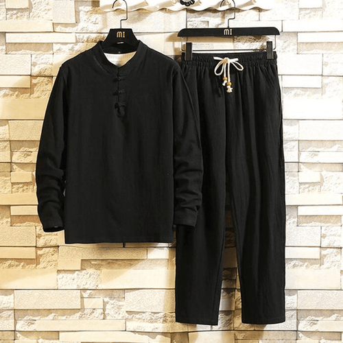 Levoire | Élégant et Confortable Ensemble Homme Ceinture Élastique Décontracté pour le Printemps/Été