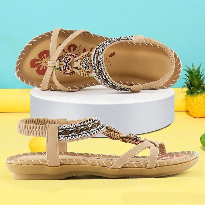 Levoire | Sandales pour femmes avec soutien de la plante du pied Beige