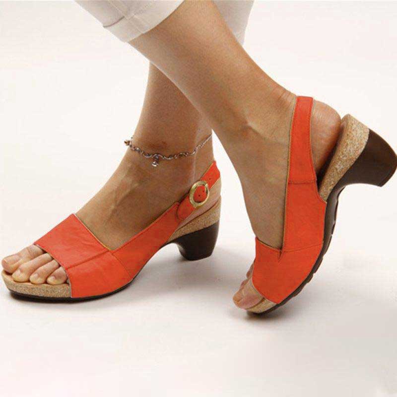 Levoire | Sandales Confortables Et Élégantes Avec Talon Rot
