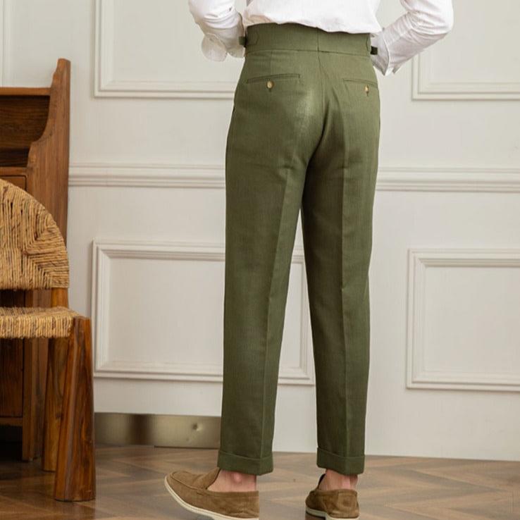 Levoire | Pantalon En Lin Couleur Naturelle Pour Des Looks Décontractés