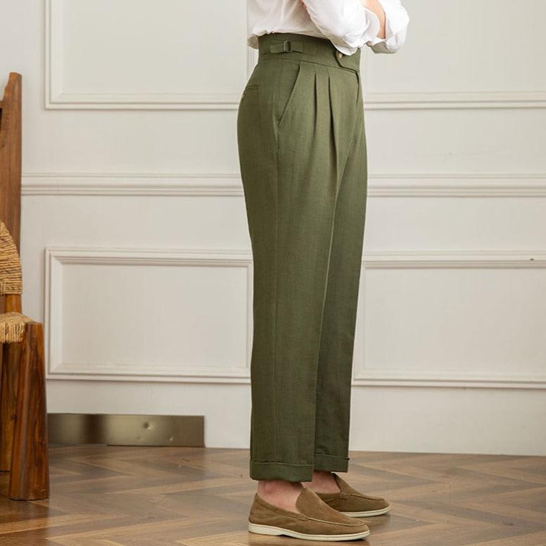Levoire | Pantalon En Lin Couleur Naturelle Pour Des Looks Décontractés