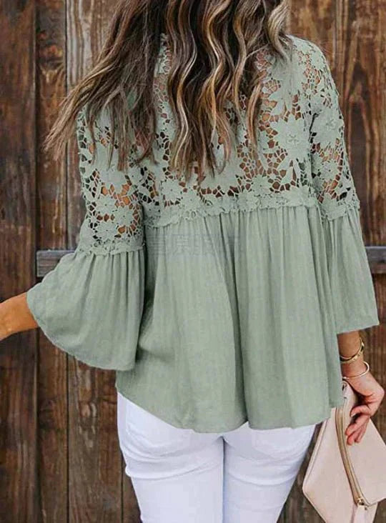 Levoire | Blouse En Dentelle À Fleurs